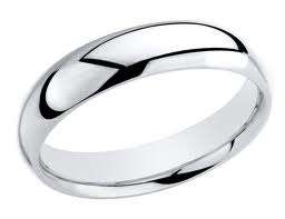Sterling Silver - Stamped 925 - 4mm Wedding Band - SA Size O, US Size 7 1/2, 17mm